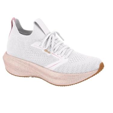 Imagem de Tenis Actvitta Casual Ref 4849.502.30384 Branco/branco/rosa Antigo/caramelo 38