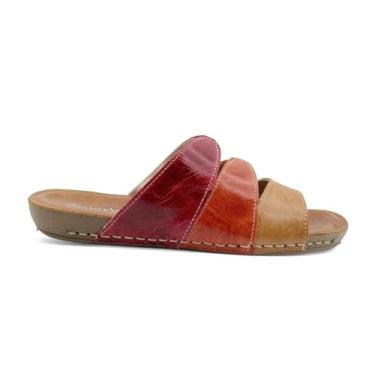 Imagem de Tamanco Rasteiro Feminino Andacco Couro 14211