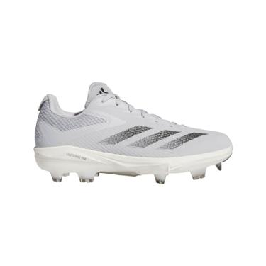 Imagem de adidas Tênis de beisebol masculino Adizero Electric, Team cinza-claro/preto/branco, 8