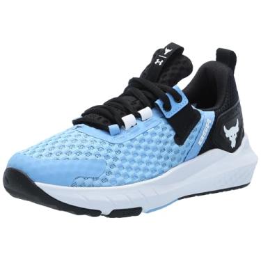 Imagem de Under Armour Tênis feminino Project Rock Blood Sweat Respect 4, (400) Azul horizonte/preto/branco, 35