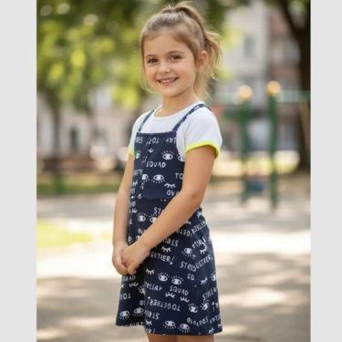 Imagem de Conjunto Menina Blusa/Vestido - Carinhoso-Feminino