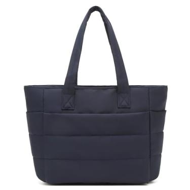 Imagem de Covelin Bolsa feminina leve e fofa, espaçosa, versátil e prática para carregar todos os dias, Azul