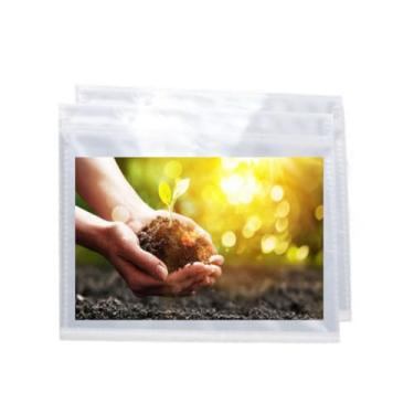 Imagem de 50 folhas de refil de álbum de fotos 10 x 15 páginas para fichário de 2 anéis, capas transparentes para fotos com 100 imagens, páginas de fotos de bolso dupla face, protetor de folha de fotos com