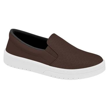 Imagem de Tenis Feminino Moleca Sem Cadarço Slip On Calce 5791.118 (Chocolate, BR, Adulto, Numérico, 37)