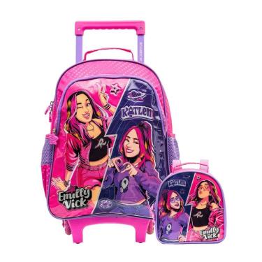 Imagem de Kit Emilly Vick Mochila Rodas + Lancheira Térmica Youtuber