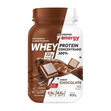 Imagem de Suplemento Alimentar Cooper Energy Whey Protein Concentrado 100% Sabor