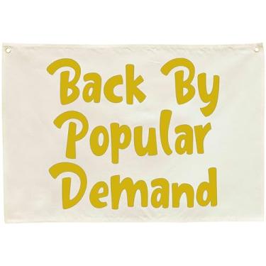 Imagem de Faixa de festa de boas-vindas, acessórios para decoração de faixa retangular, faixa de lona, cartaz, placa de parede, entrada, jardim, porta da frente, bandeira de aniversário, aniversário, casamento