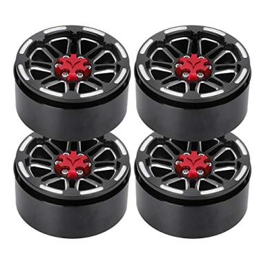 Imagem de Ainoli 4 peças de cubo de roda de metal CNC profissional acessórios RC adequados para crawler 1/10 RC 1,9 polegadas