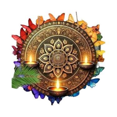 Imagem de Placa De Metal Redonda Vintage Com a Frase 'Tequila Servida Aqui' Para