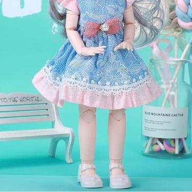 Imagem de Generic Brinquedo Bonito da Boneca da Forma Articulável para Meninas, Olhos Grandes Profundos, Presente de Aniversário Apropriado, Material Plástico (Tipo comum)