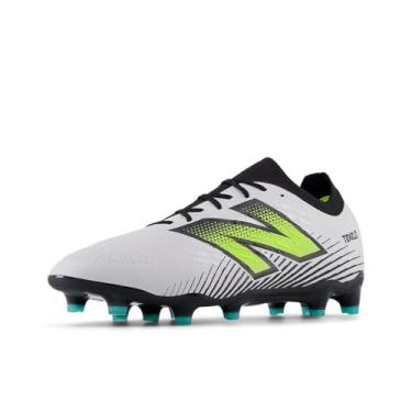 Imagem de New Balance Tênis de futebol unissex Tekela Magia Low Laced Fg V4+, Branco/Hi-Lite/Preto, 11 X-Wide Women/9.5 Wide Men