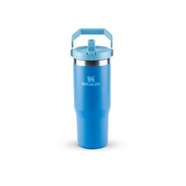 Imagem de TUMBLER STANLEY TÉRMICA FLIP STRAW EM AÇO INOXIDÁVEL 887ML - Azul Azure