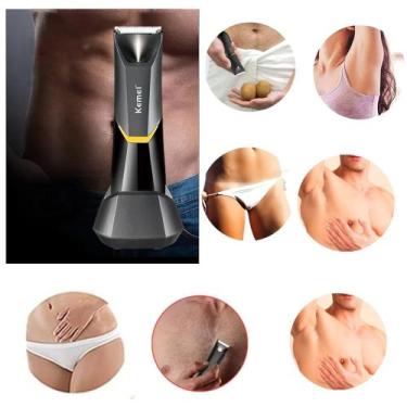 Imagem de Maquina Kemei Desmatador de Joia Unissex KM3208 C/ Lamina Ceramica