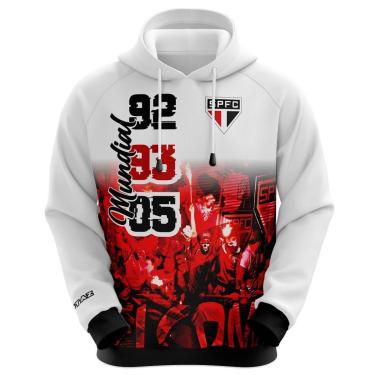 Imagem de Blusa | Moletom Agasalho do São Paulo SPFC Vovô de Quebrada Tricolor - Oficial-Masculino