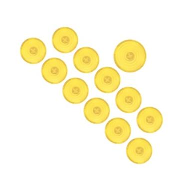 Imagem de Akozon 12pcs Capas de Botão de - Capas de Botão Mecânico de 20,2 Mm e 25,3 Mm para Kailh, Cherry, Akko, Glorious Switches - para Teclados e Fighting (Amarelo)