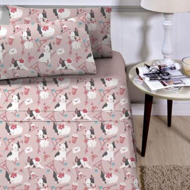 Imagem de Jogo De Lençol Planeta Mágico Solteiro 3 Peças Infantil Estampado - Dogs - 100% Poliéster