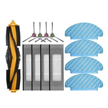 Imagem de Compatible With ECOVACS Deebot T8 AIVI T9 AIVI N8 Pro AIVI N9 N10 N10 Plus Accessories Main Brush, Side Brush, Filter, Dust Bag,Hepa Filter(Blue)