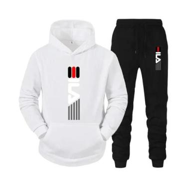 Imagem de Conjunto De Moletom Masculino Com Capuz E Calças De Moletom 2 Peças Ca