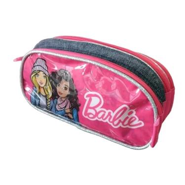 Imagem de Estojo Escolar Triplo Feminino Lindo (Estampa 2)