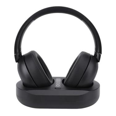Imagem de RiToEasysports Fones de Ouvido Sem Fio, Fone de Ouvido de TV ABS 2.4G Bluetooth 5.3 Com Base de Carregamento para Pais Idosos Assistindo TV (plugue americano)
