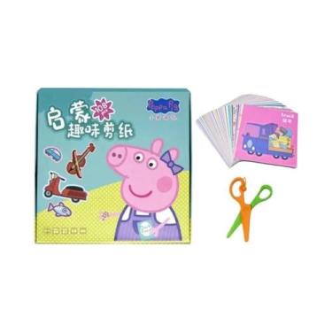Imagem de Quebra-Cabeça De Papel Colorido Peppa Pig Para Crianças, 108 Peças, Br