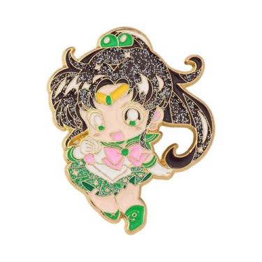 Imagem de Broche De Sailor Moon Rosa, Pins De Esmalte, Acessórios De Cosplay, Pr