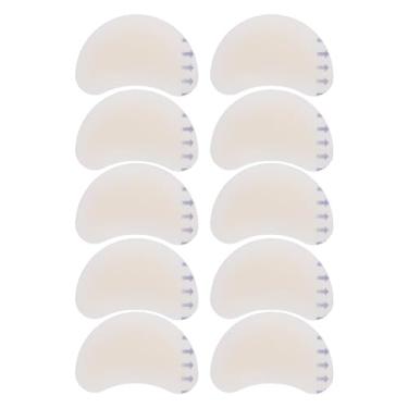 Imagem de SIWOTED 10 peças adesivos de bolha de calcanhar anti abrasão prevenção de bolhas almofadadas bandagem gel protetores de bolha de calcanhar remendo