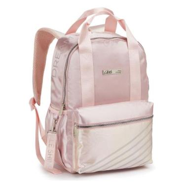 Imagem de Mochila De Costas 16'" Metalizada Feminina Escolar E Passeio - Seanite