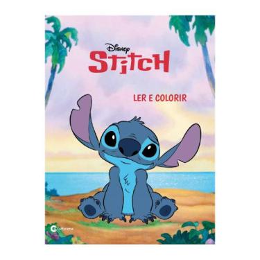Imagem de Livro - Ler e colorir Stitch