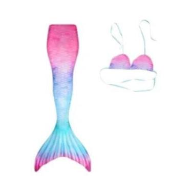 Imagem de Fantasia De Cauda De Sereia Para Crianças E Adultos, Presente De Festa
