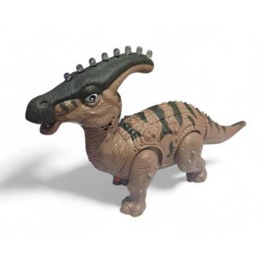 Imagem de Boneco Dinossauro Grande Movimento Som e Luz Papassauro - Well Kids, M