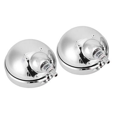 Imagem de Cryfokt Escudo de Luz de Neblina para Motocicleta de, Carcaça de Liga de Alumínio para Luz de Neblina de 4,5 Polegadas, 2 Conjuntos para Motociclistas