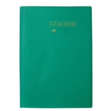 Imagem de Pasta Catálogo Clear Book A4 10 Folhas Plástico - Yes Verde