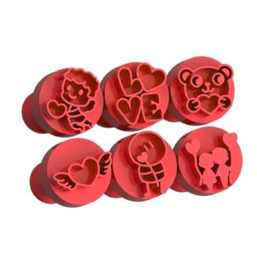 Imagem de Kit Carimbo Marcador Brigadeiros LOVE DIA DOS NAMORADOS Molde Festa Co