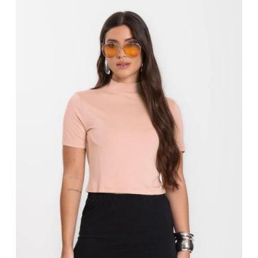 Imagem de Blusa Cropped Feminina Select Bege, G, Bege