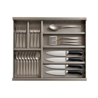 Imagem de Porta Gaveta Organizador De Talheres Em Aço Inox Mod.3600 - ACM Inox