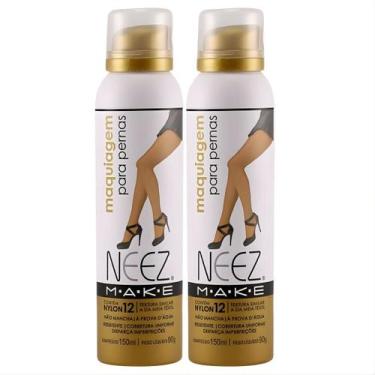 Imagem de Kit 2 Maquiagem Para Pernas Spray Neez Profissional Esconde Estrias Ce