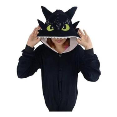 Imagem de Pijama Banguela Como Treinar Seu Dragão Kigurumi Unissex - Fantasy Lon