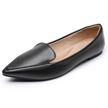 Imagem de VenusCelia Tênis feminino Funkier sem salto, Poliuretano preto, 41