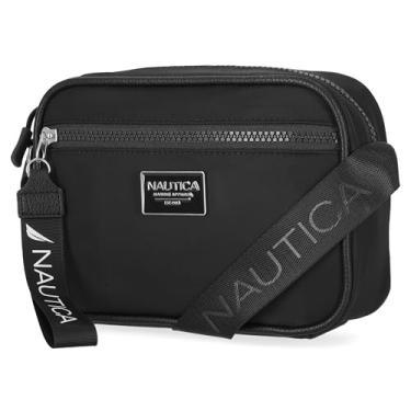 Imagem de Nautica Bolsa tiracolo feminina para câmera High Seas, Preto, One Size, Transversal