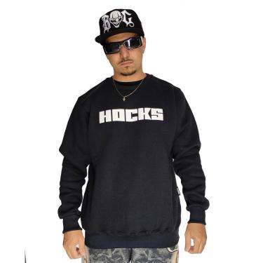 Imagem de Blusa Moletom Careca Hocks Logo Letter H23534-Unissex