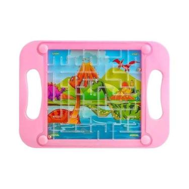 Imagem de Brinquedo Educacional Montessori De Labirinto 3D Para Crianças, Bola D