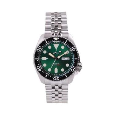 Imagem de Relógio Mecânico Masculino Vintage HEIMDALLR Sharkey SKX007 200M Com C