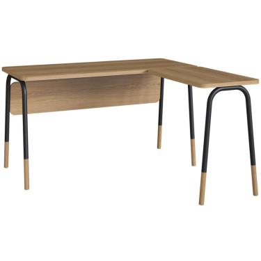 Imagem de Estação De Trabalho Flexus 136cm - Hanover E Nero