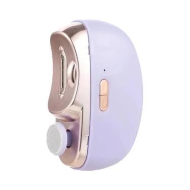 Imagem de Cortador De Unhas Elétrico Recarregável Com Luz LED, Ferramenta Automá