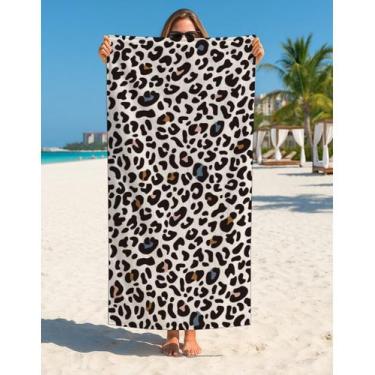 Imagem de Toalha Banho E Praia Estampa Abstrata Moderna Macia Confort - Use Thuc