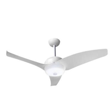 Imagem de Ventilador Teto Latina VT633 48`` Com Luminária Vidro, 3 Velocidades, Controle de Parede, Silencioso