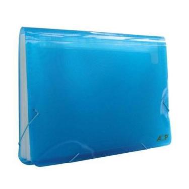 Imagem de Pasta sanfonada Acp A4 1027 12 divisórias azul