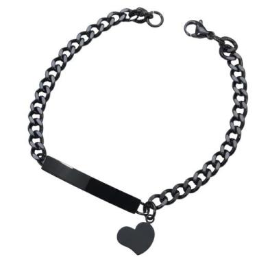 Imagem de Pulseira Aço Inoxidável Feminina Banhado Ouro Presente Berl - Euro Imp