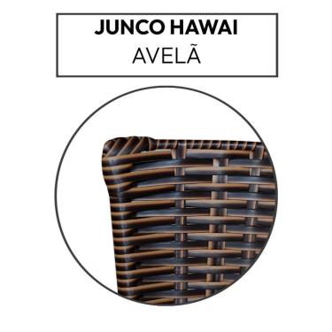 Imagem de 4 Cadeiras Branca Para Mesa Hawai Avelã Assento Floral Cor:floral Gelo